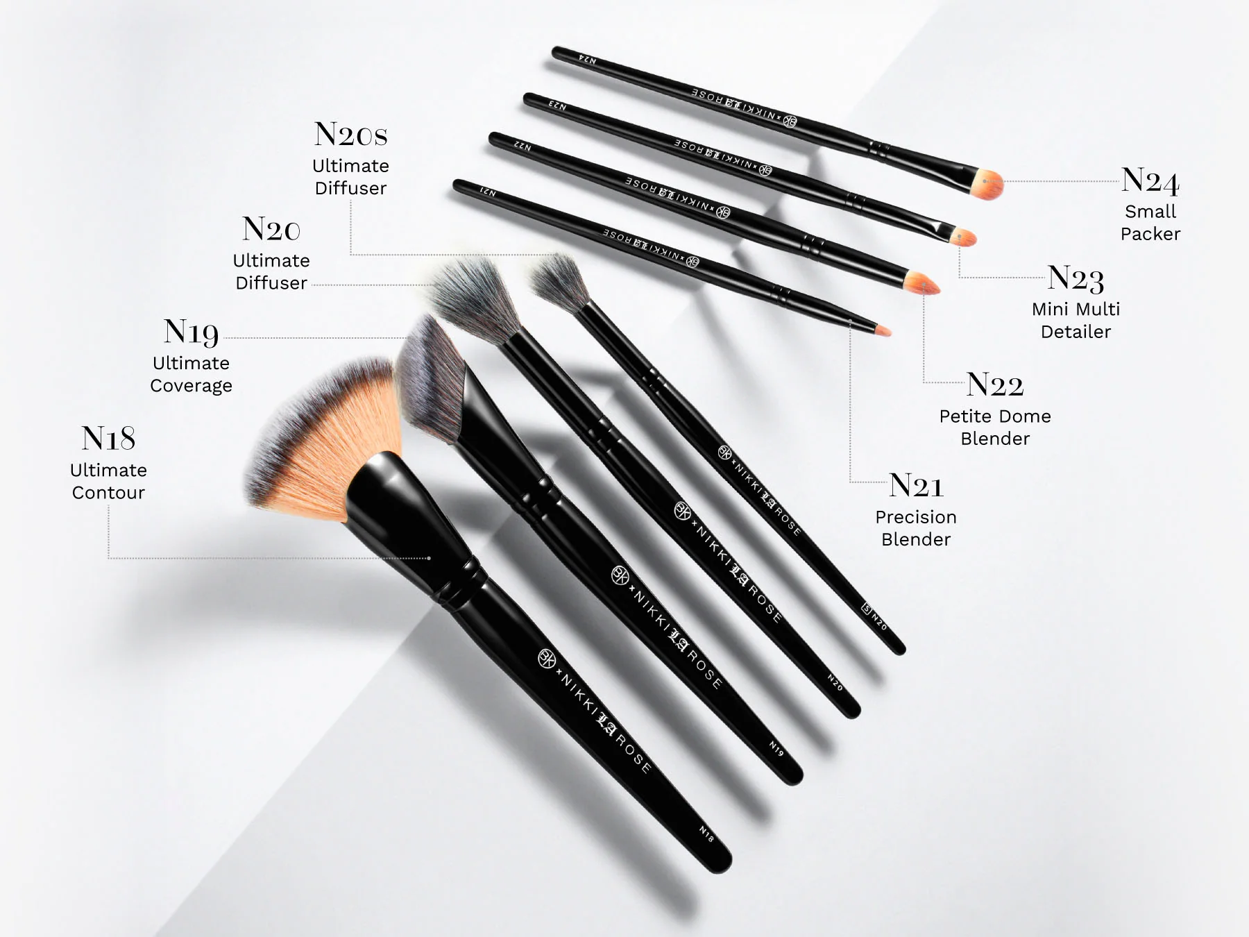 Nikki La Rose Pro Artist Brush Set (8PC) - Vol. 2 - Image 3